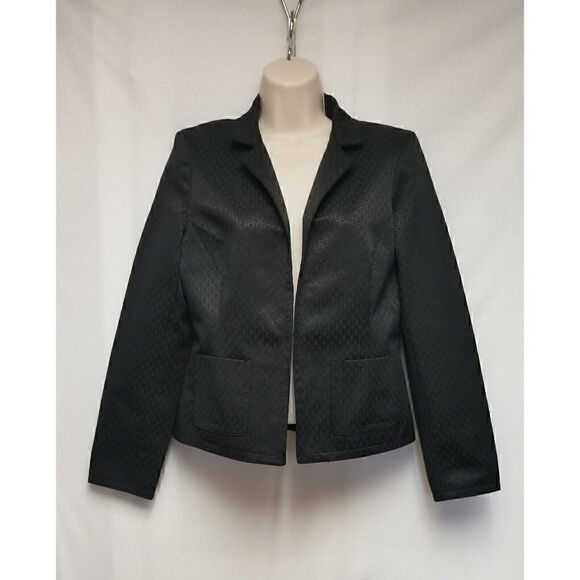New York Jones York Collection Blazer Color Black Size 6 - Picture 4 of 9